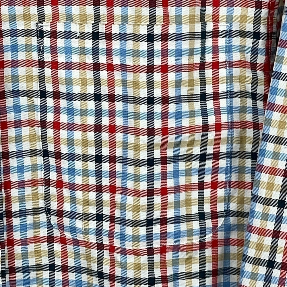 Duluth Trading Co Men's Medium Button Up Long Sleeve Shirt Multicolor Check - Picture 5 of 13